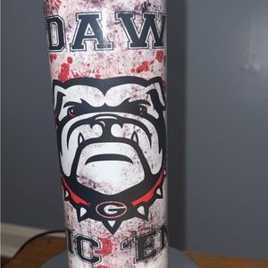 20oz Georgia Bulldogs themed tumbler